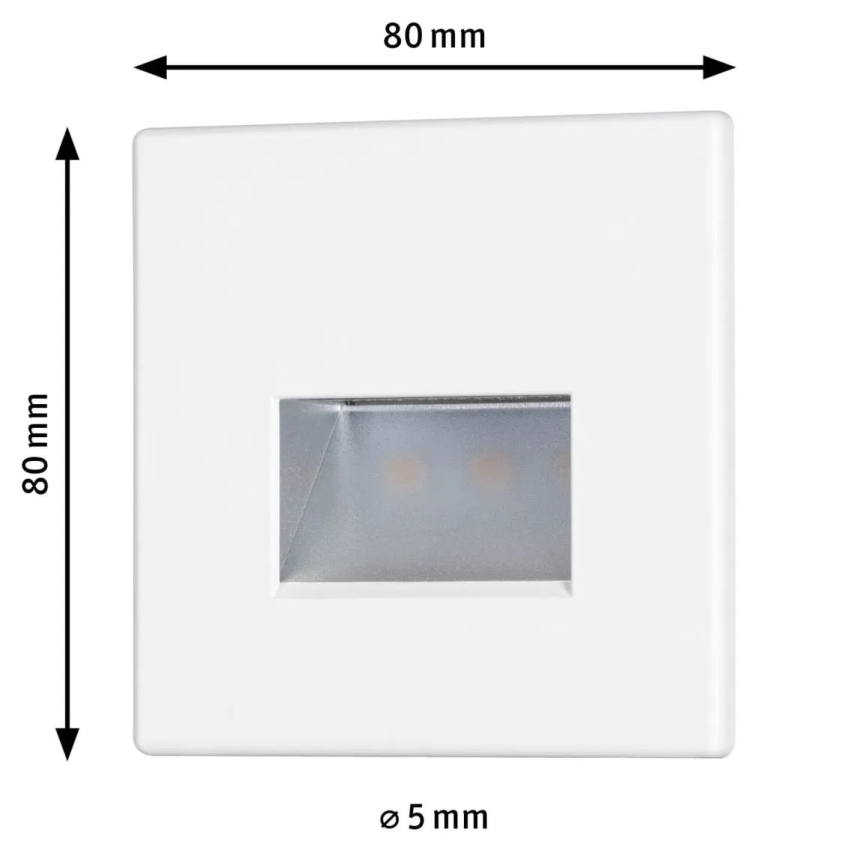 Paulmann 93093 - LED/1,2W Schodišťové svítidlo EDGE 230V