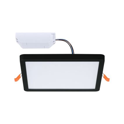 Paulmann 93101 - LED/13W IP44 Koupelnové podhledové svítidlo AREO 230V 2000/3000/4000K 17,5x17,5 cm černá