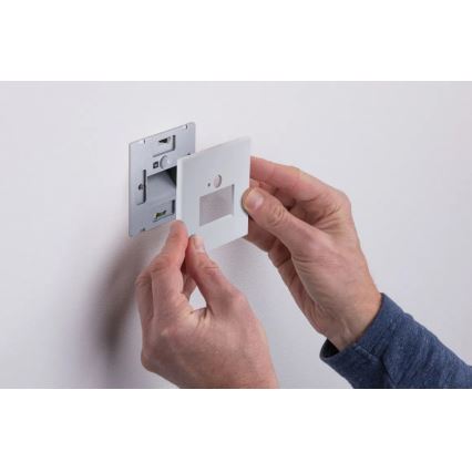 Paulmann  93133 - LED/1,2W Schodišťové svítidlo se senzorem EDGE 230V bílá