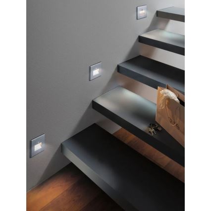 Paulmann  93134 - LED/1,2W Schodišťové svítidlo se senzorem EDGE 230V matný chrom