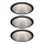 Paulmann 93408 - SADA 3xLED/6,5W IP44 Stmívatelné koupelnové podhledové svítidlo COLE 230V