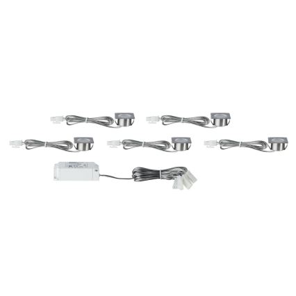 Paulmann 93587 - SADA 5x LED Podhledové svítidlo 5xLED/0,4W/12V/230V 2700K