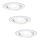 Paulmann 93605 - SADA 3x LED GU10/7W IP23 Stmívatelné koupelnové svítidlo NOVA 230V