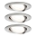 Paulmann 93652 - SADA 3x LED GU10/6,1W IP23 Koupelnové podhledové svítidlo 230V