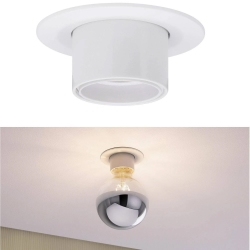 Paulmann 93668 - 1xE27/10W Podhledové svítidlo NOVA 230V bílá