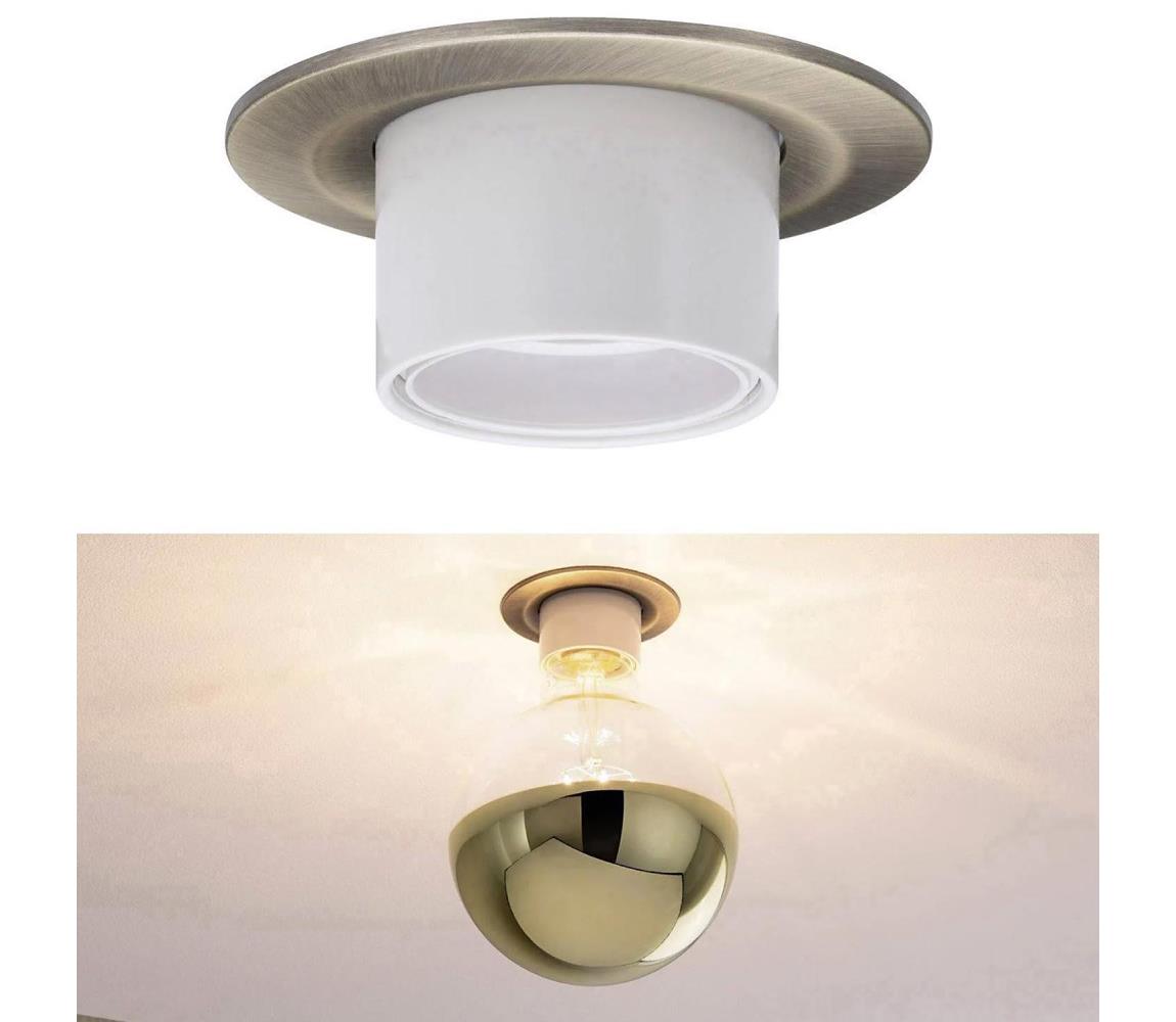 Paulmann Paulmann 93669 - 1xE27/10W Podhledové svítidlo NOVA 230V bronzová W3003
