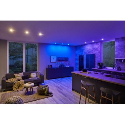 Paulmann 93940 -SADA 3x LED RGBW/2W IP23 Stmívatelné koupelnové podhledové svítidlo 230V