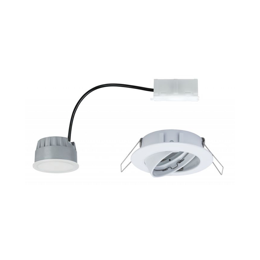 Paulmann 93961 - LED/7W IP23 Stmívatelné koupelnové podhledové svítidlo COIN 230V bílá