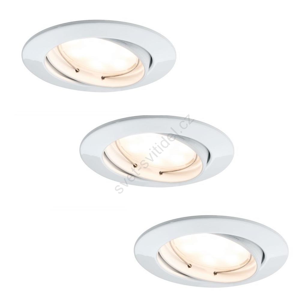 Paulmann 93978 - SADA 3x LED/6,8W IP23 Koupelnové podhledové svítidlo ...