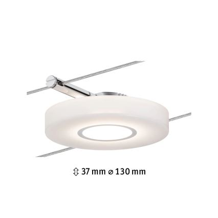 Paulmann 94090 - LED/4W Bodové svítidlo do lankového systému DISC 12V bílá