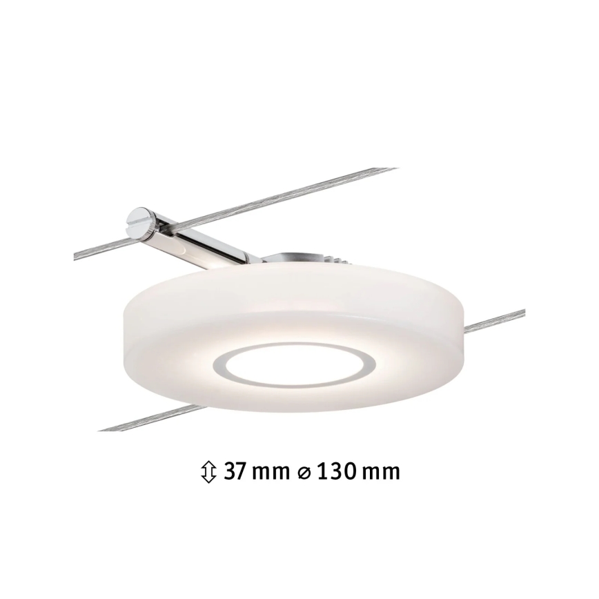 Paulmann 94090 - LED/4W Bodové svítidlo do lankového systému DISC 12V bílá