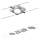 Paulmann 94107 - SADA 4xLED/4,3W Bodové svítidlo do lankového systému MAC 230V matný chrom