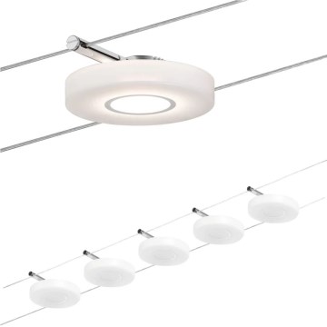 Paulmann 94109 - SADA 5xLED/4,3W Kompletní lankový systém MAC 230V bílá