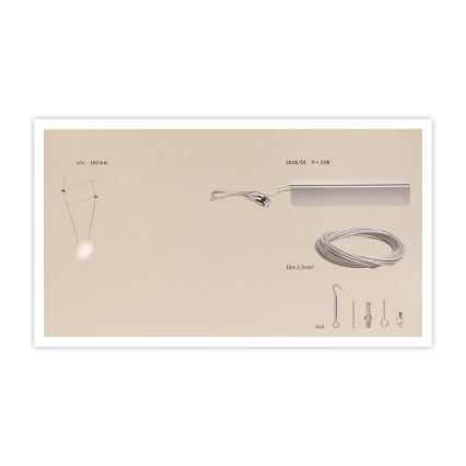 Paulmann 94118 - SADA 5xLED/4W Lustr na lanku DAISY 230V