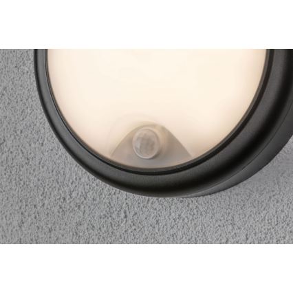 Paulmann 94187 - LED/15W IP44 Venkovní nástěnné svítidlo se senzorem 230V