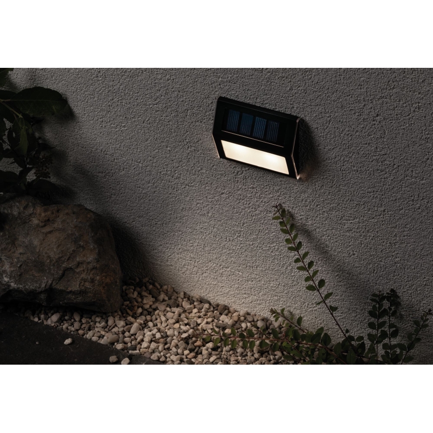 Paulmann 94234- LED/0,05W IP44 Venkovní solární svítidlo se senzorem DAYTON 1,5V