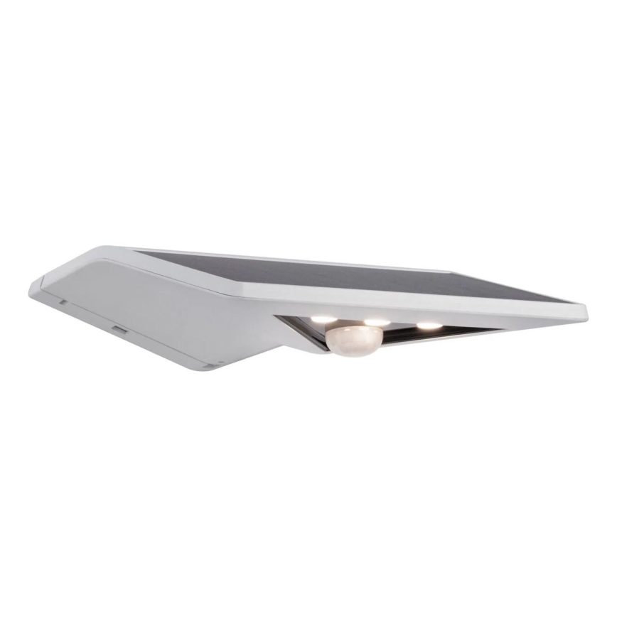 Paulmann 94244 - LED/1,2W IP44 Solární nástěnné svítidlo se senzorem YOKO 3,7V 1800 mAh bílá