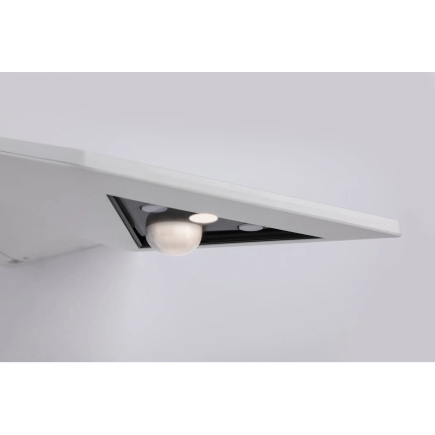 Paulmann 94244 - LED/1,2W IP44 Solární nástěnné svítidlo se senzorem YOKO 3,7V 1800 mAh bílá