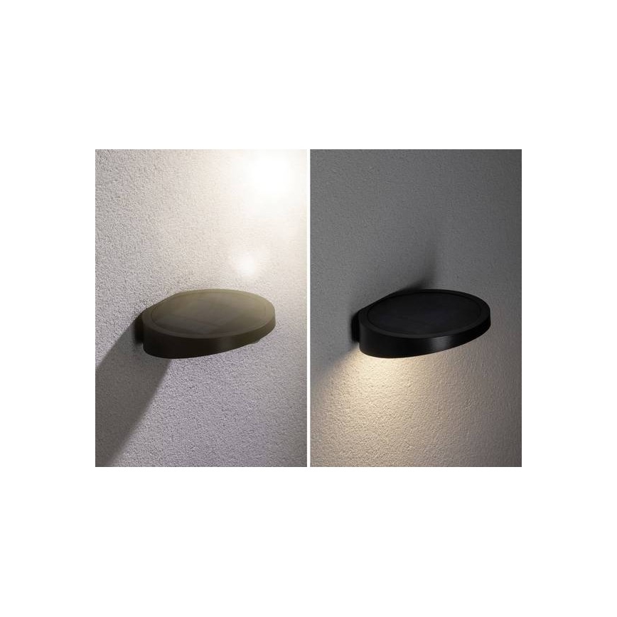 Paulmann 94246 - LED/1,2W IP44 Venkovní solární svítidlo se senzorem RYSE 3,7V