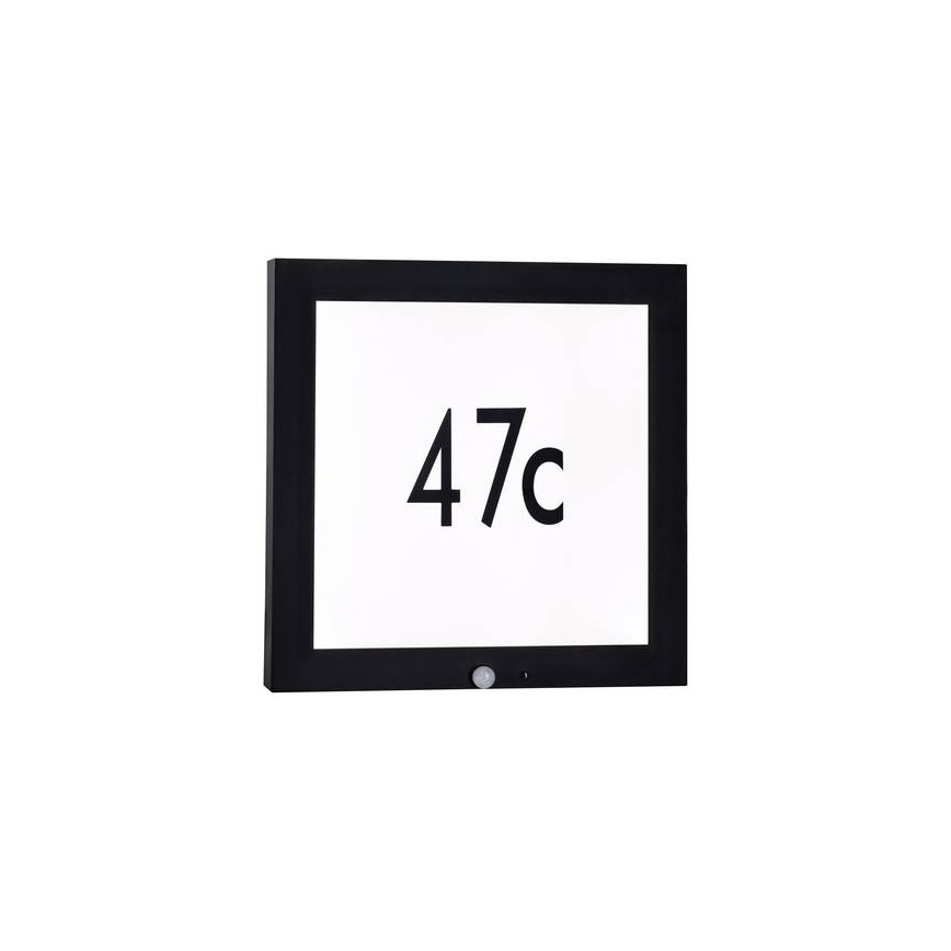 Paulmann 94255 - LED/13W IP44 Domovní číslo se senzorem 230V