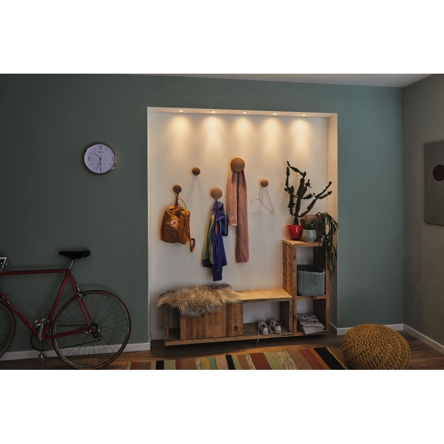 Paulmann 94304 - LED/4W IP44 Koupelnové podhledové svítidlo COIN 230V