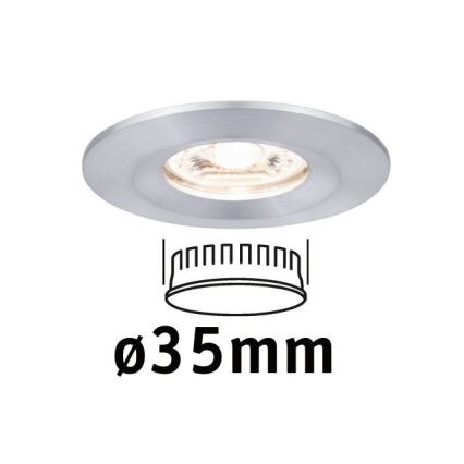 Paulmann 94304 - LED/4W IP44 Koupelnové podhledové svítidlo COIN 230V
