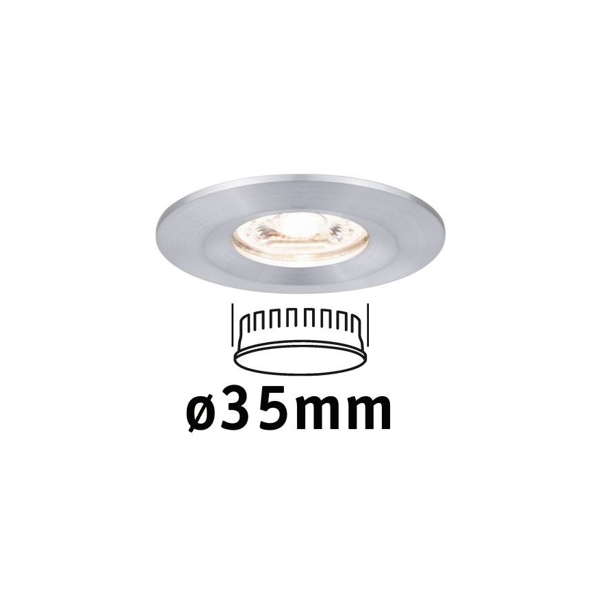 Paulmann 94304 - LED/4W IP44 Koupelnové podhledové svítidlo COIN 230V