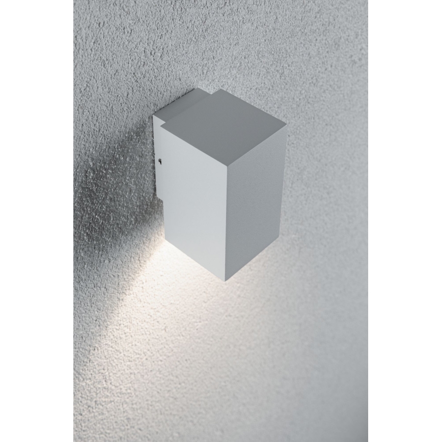 Paulmann 94329 - LED/3,8W IP44 Venkovní nástěnné svítidlo FLAME 230V bílá
