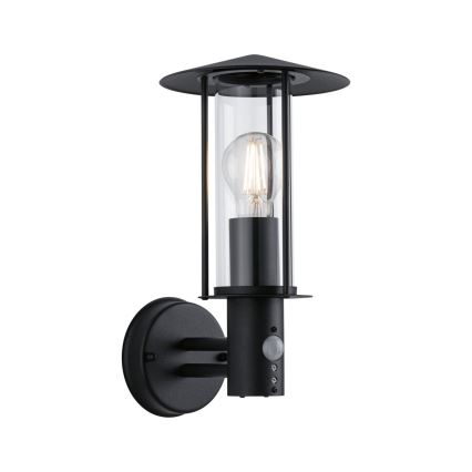 Paulmann 94396 - 1xE27/15W IP44 Venkovní nástěnné svítidlo se senzorem CLASSIC 230V