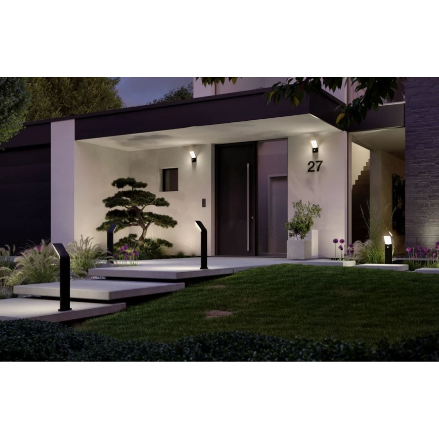 Paulmann 94403 - LED/10W IP44 Venkovní lampa se senzorem ADYA 230V