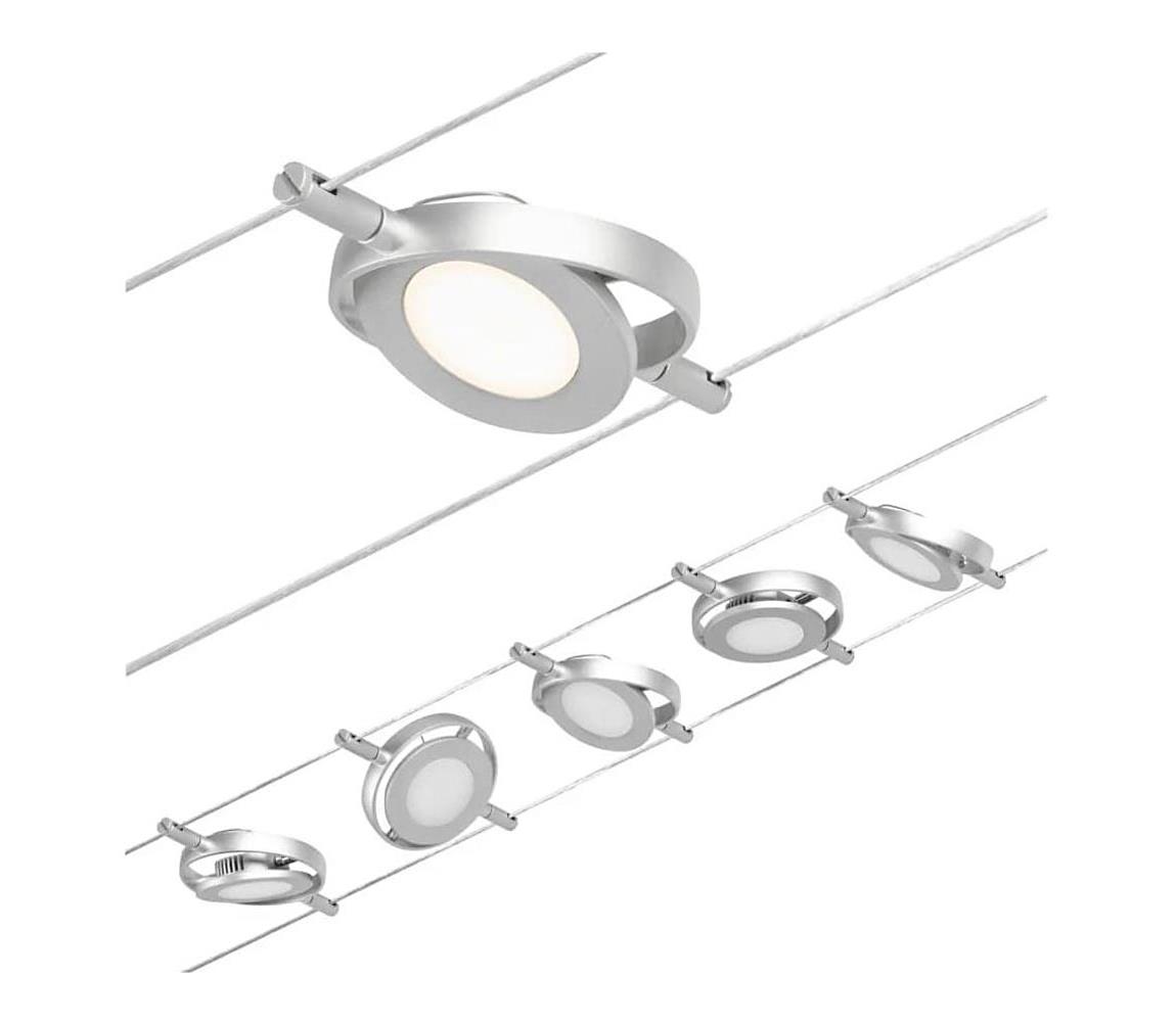 Paulmann Paulmann 94414 - SADA 5xLED/4,5W Lustr na lanku ROUNDMAC 230V chrom W3490