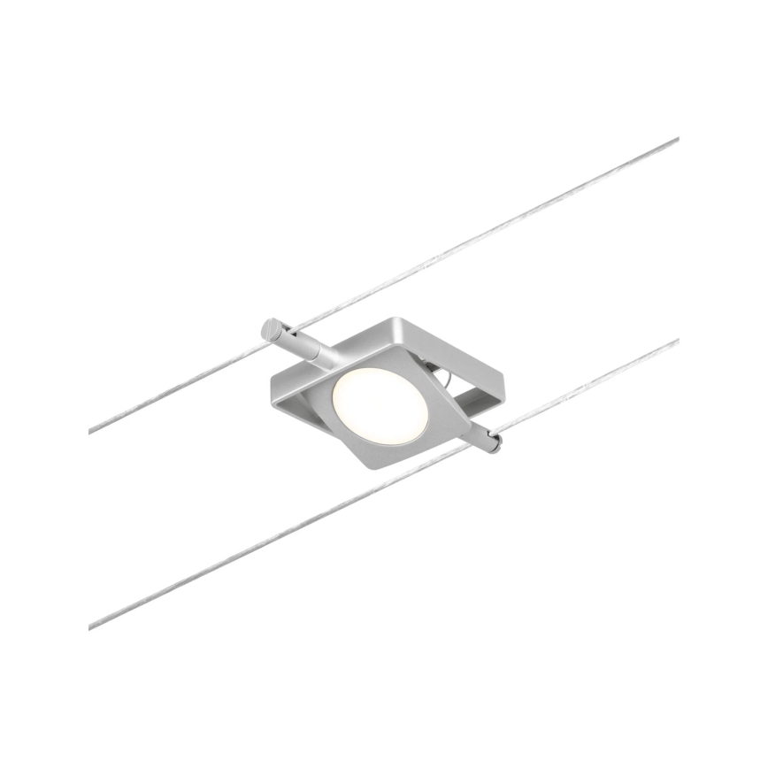 Paulmann 94420 - SADA 5xLED/4,5W Kompletní lankový systém MAC 230V matný chrom