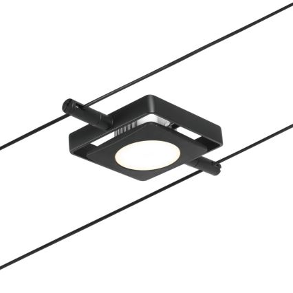 Paulmann 94424 - SADA 5xLED/4,5W Kompletní lankový systém MAC 230V černá