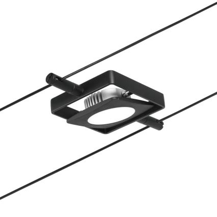Paulmann 94424 - SADA 5xLED/4,5W Kompletní lankový systém MAC 230V černá