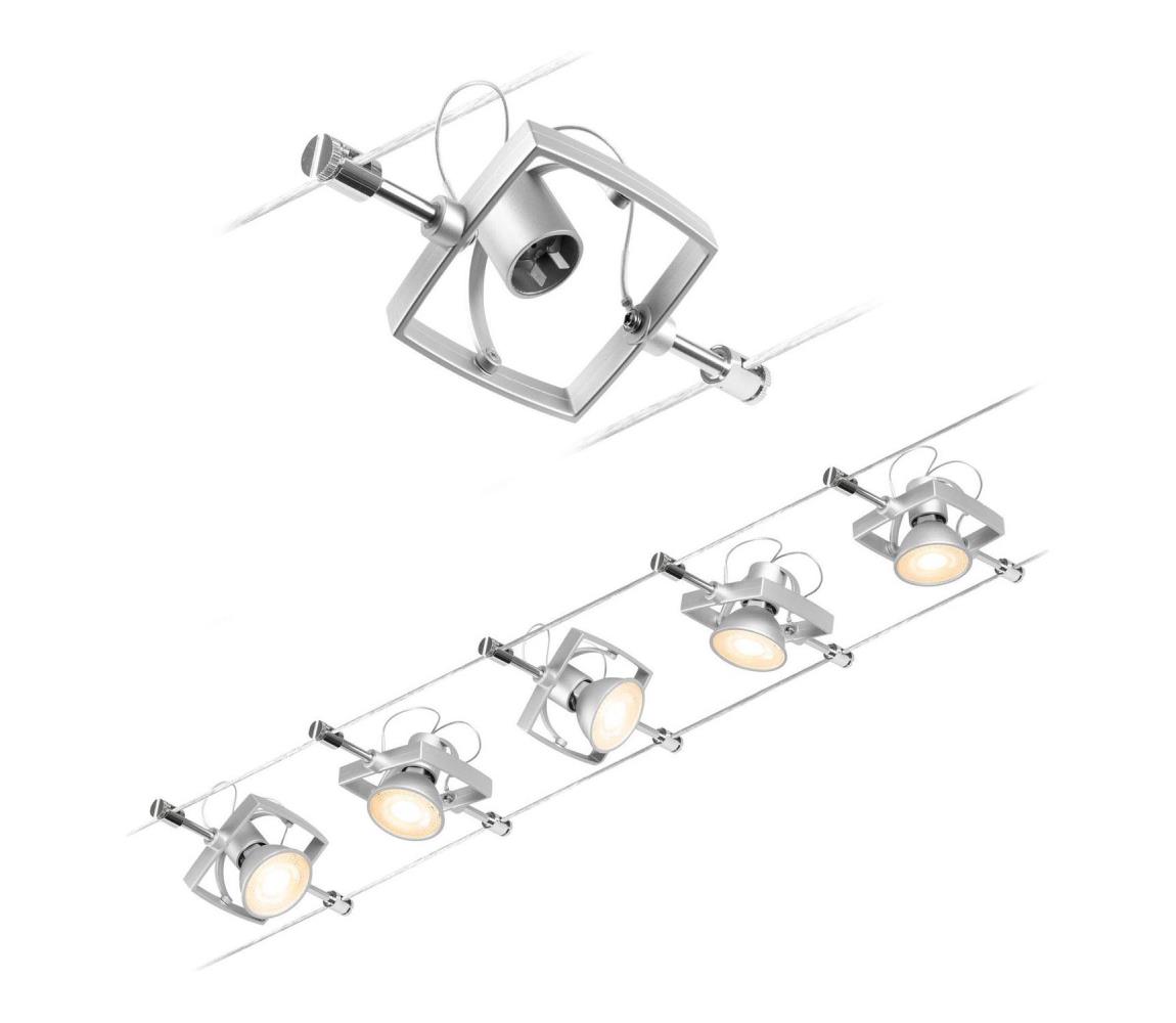 Paulmann Paulmann 94430 - SADA 5xGU5,3/10W Bodové svítidlo MAC 230V matný chrom W3842