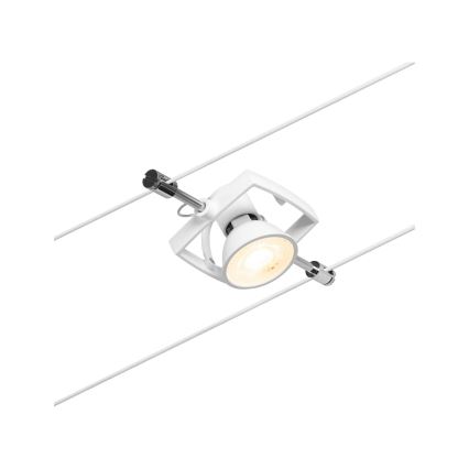 Paulmann 94432 - SADA 5xGU5,3/10W Bodové svítidlo do lankového systému MAC 230V bílá