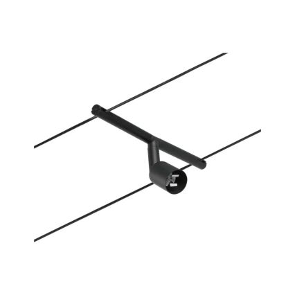 Paulmann 94446 - SADA 5xGU5,3/10W Kompletní lankový systém SALT 230V černá
