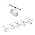 Paulmann 94475 - SADA 5xLED/5W Kompletní lankový systém CIRCLE 230V matný chrom
