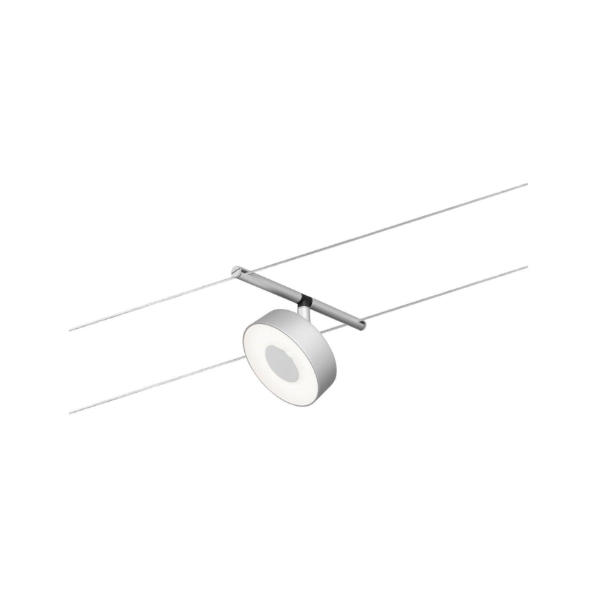 Paulmann 94475 - SADA 5xLED/5W Kompletní lankový systém CIRCLE 230V matný chrom