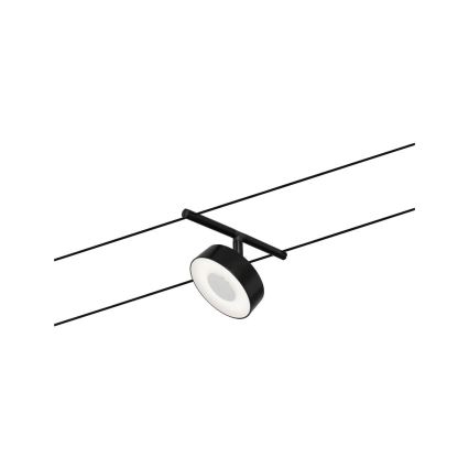 Paulmann 94479 - SADA 5xLED/5W Bodové svítidlo do lankového systému CIRCLE 230V černá