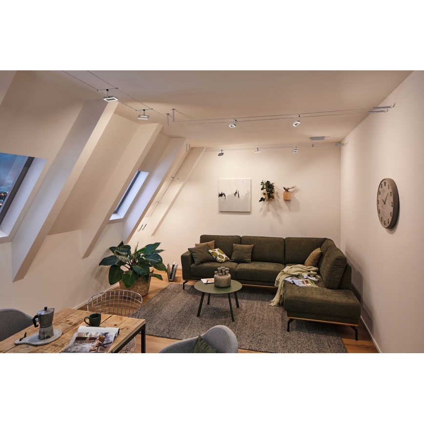 Paulmann 94481 - SADA 5xLED/4,8W Bodové svítidlo do lankového systému FRAME 230V matný chrom