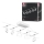 Paulmann 94483 - SADA 5xLED/4,8W Kompletní lankový systém FRAME 230V bílá