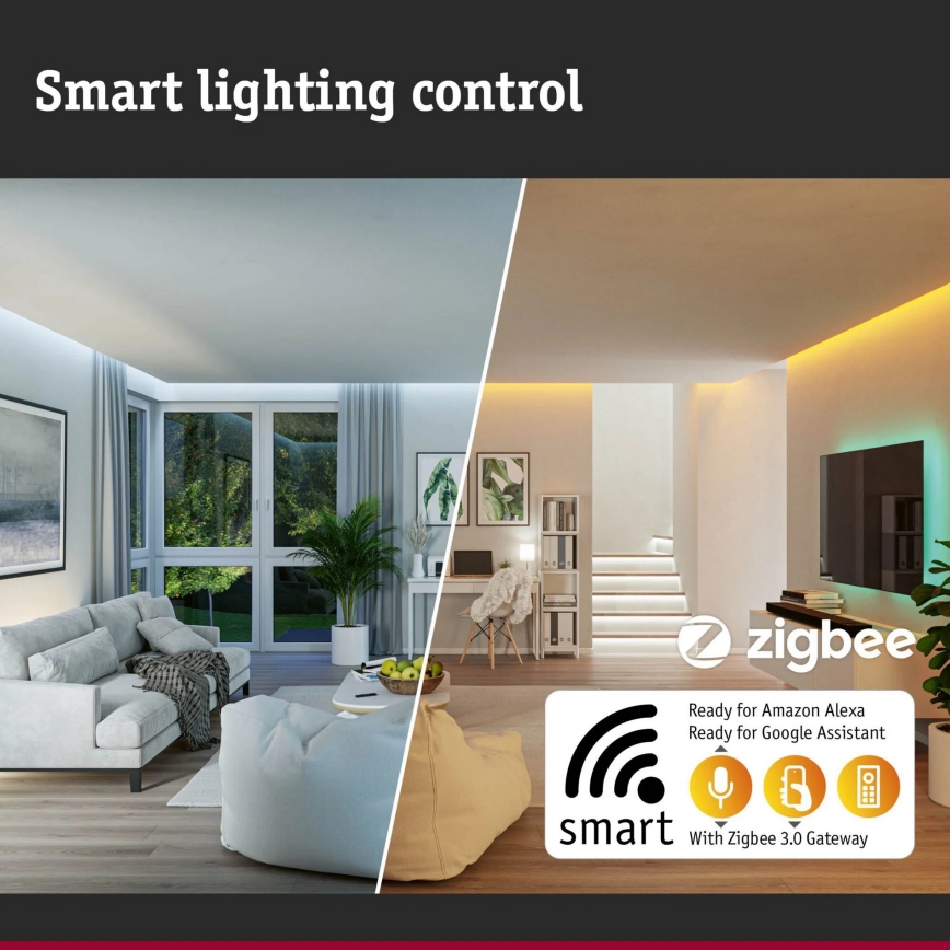 Paulmann 94513 - RGBW LED/8,2W IP44 Stmívatelné domovní číslo se senzorem pohybu a soumraku PADEA 230V antracit