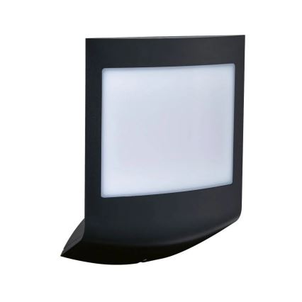 Paulmann 94513 - RGBW LED/8,2W IP44 Stmívatelné venkovní nástěnné svítidlo se senzorem pohybu a soumraku PADEA 230V antracit