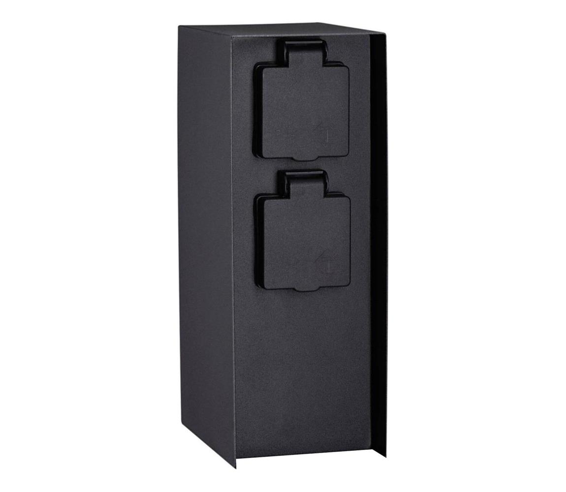 Paulmann Paulmann 94657 - Venkovní zásuvkový sloupek RIO 2Z 230V IP44 W3482