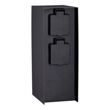 Paulmann 94657 - Venkovní zásuvkový sloupek RIO 2Z SCHUKO 230V IP44