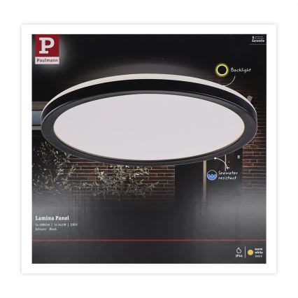 Paulmann 94660 - LED/14,5W IP44 Venkovní svítidlo LAMINA 230V černá