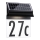 Paulmann 94694 - LED/0,2W IP44 Solární domovní číslo NEDA 3,7V 1800 mAh