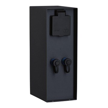 Paulmann 94700 - Venkovní zásuvkový sloupek RIO 2Z SCHUKO 230V IP44