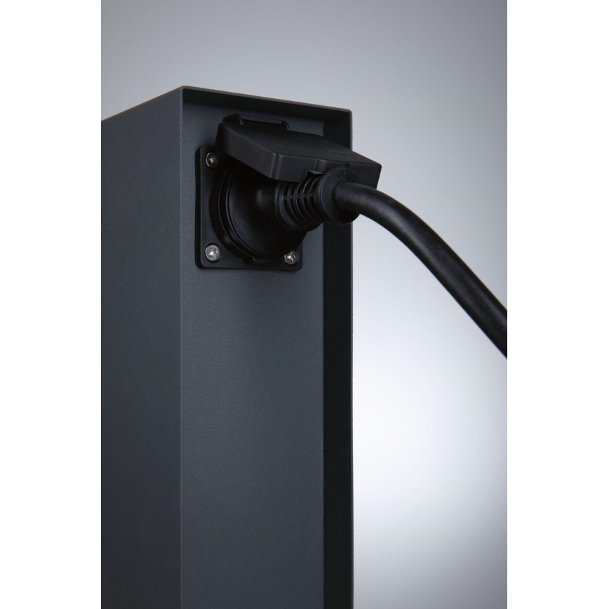 Paulmann 94700 - Venkovní zásuvkový sloupek RIO 2Z SCHUKO 230V IP44